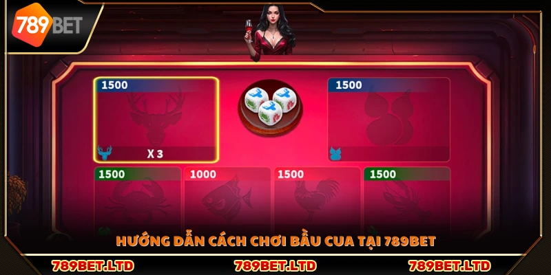 Các bước chi tiết để chơi bầu cua trên 789Bet