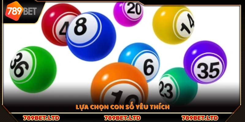Chọn những con số mà bạn muốn đặt cược